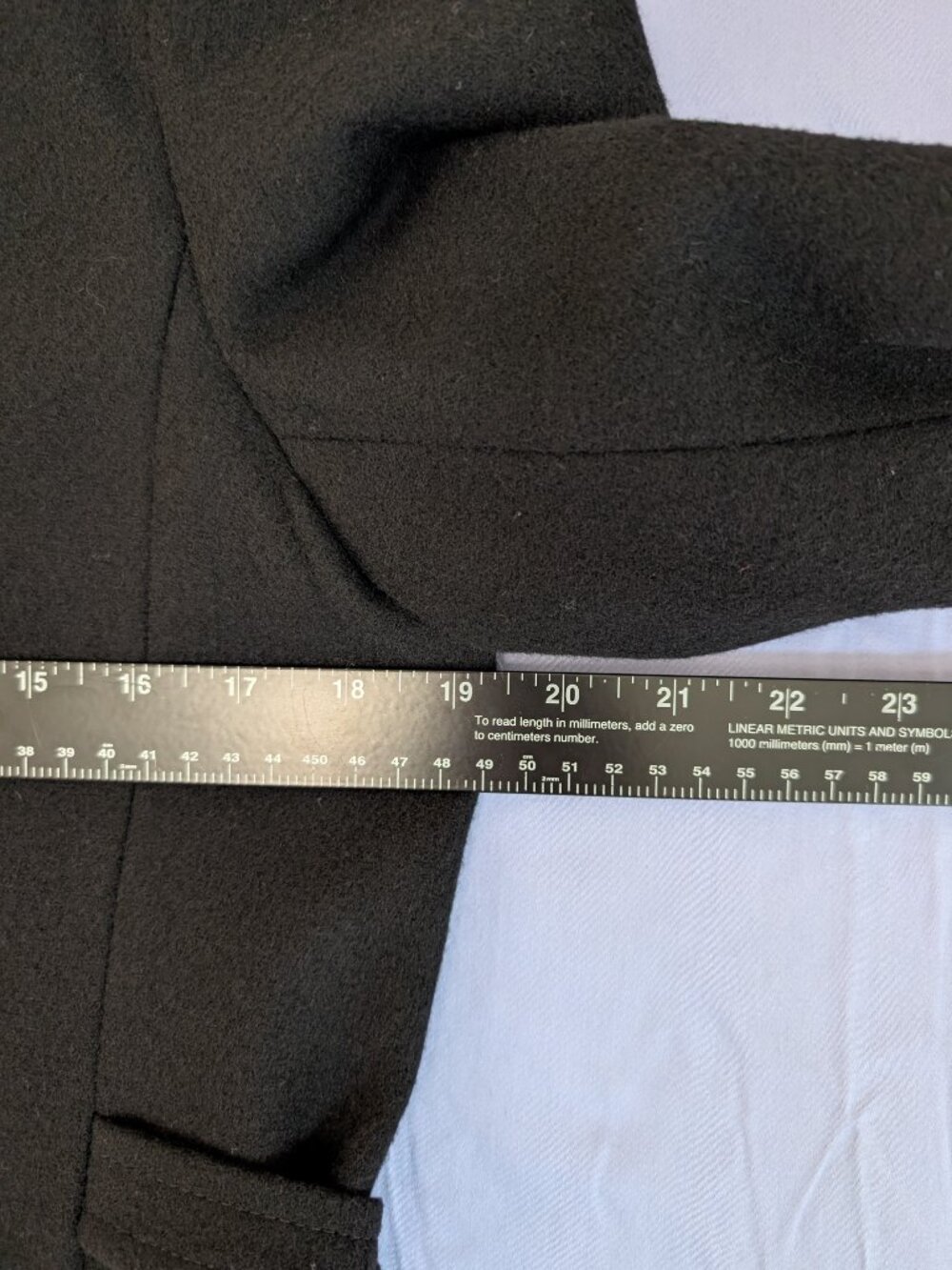 Charles Klein Women's Black Wool Cropped Fitted Jacket Blazer Size 8 Classic - Picture 7 of 9